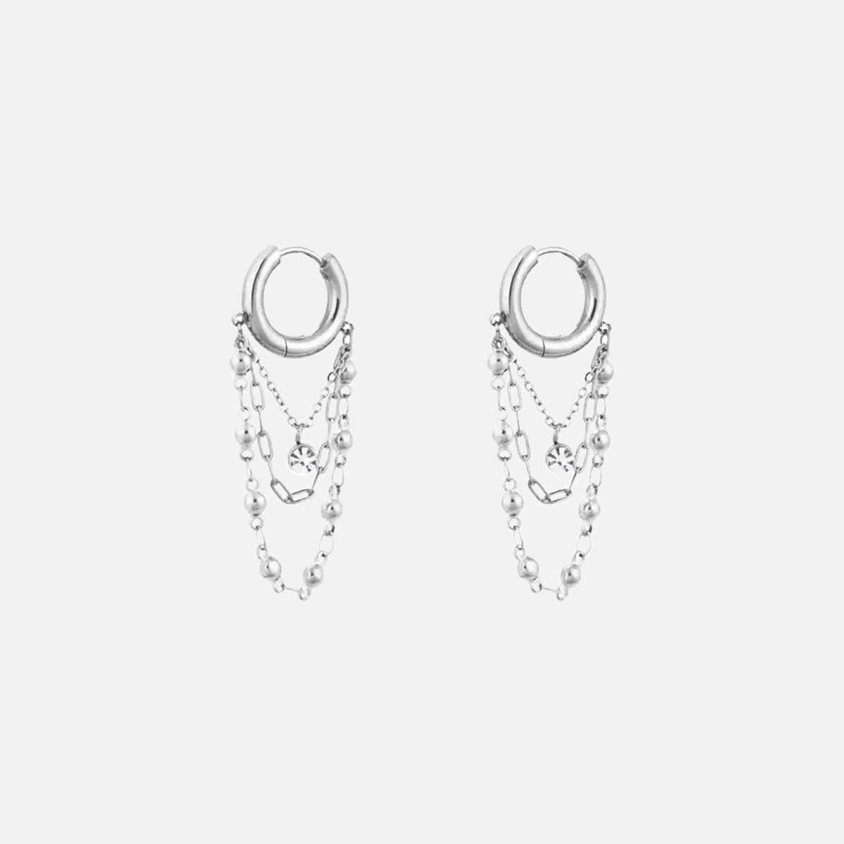 Crystal Cascade Oorbellen - Focal Finesse