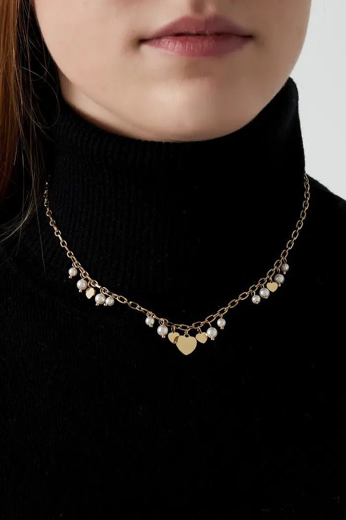 Golden Grace Pearl Ketting - Focal Finesse