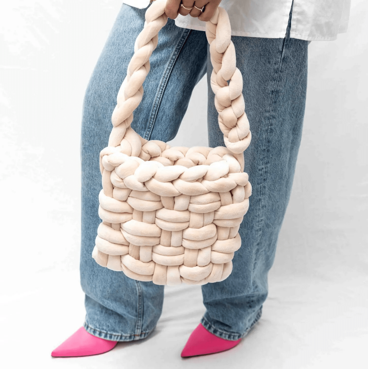 Bubblegum Bag - Beige (M) - Focal Finesse