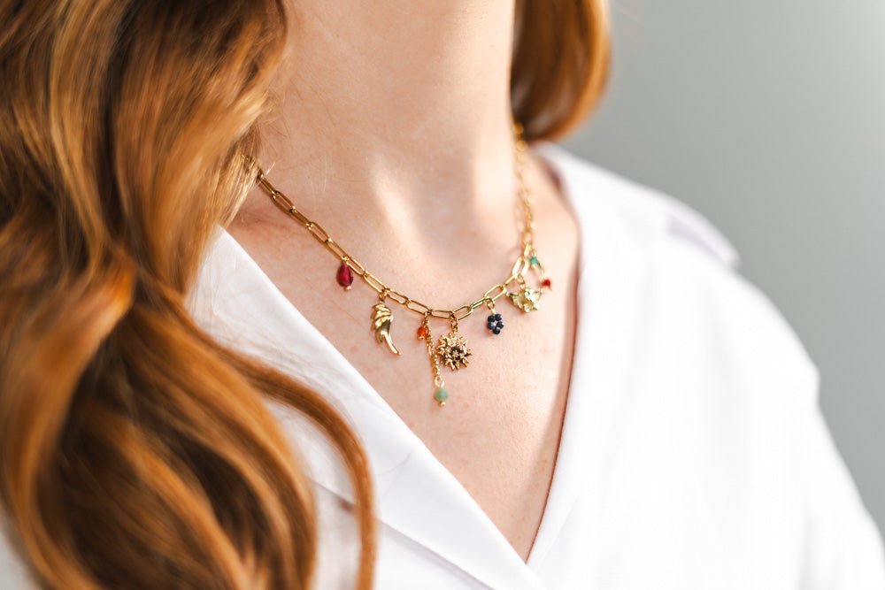 Funky Sun Charm Ketting - Focal Finesse