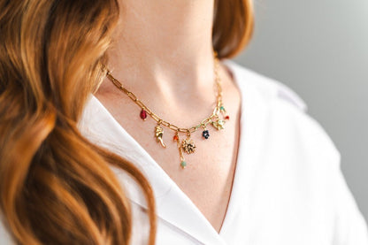 Funky Sun Charm Ketting - Focal Finesse