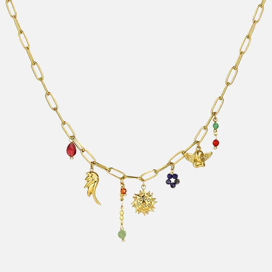 Funky Sun Charm Ketting - Focal Finesse