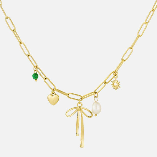 Golden Grace Charm Ketting - Focal Finesse