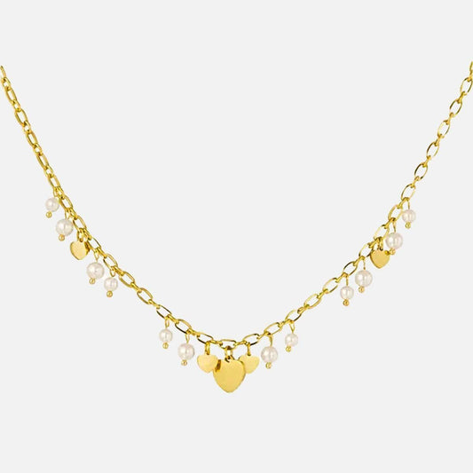 Golden Grace Pearl Ketting - Focal Finesse