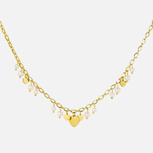Golden Grace Pearl Ketting - Focal Finesse