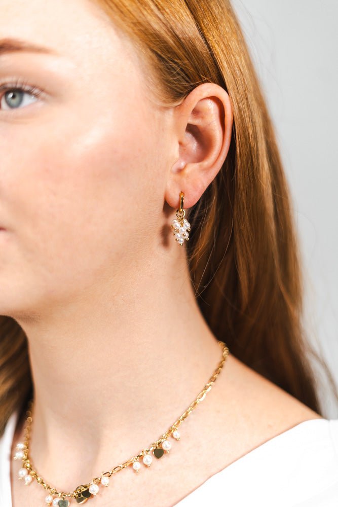 Pearl Cluster Oorbellen - Focal Finesse