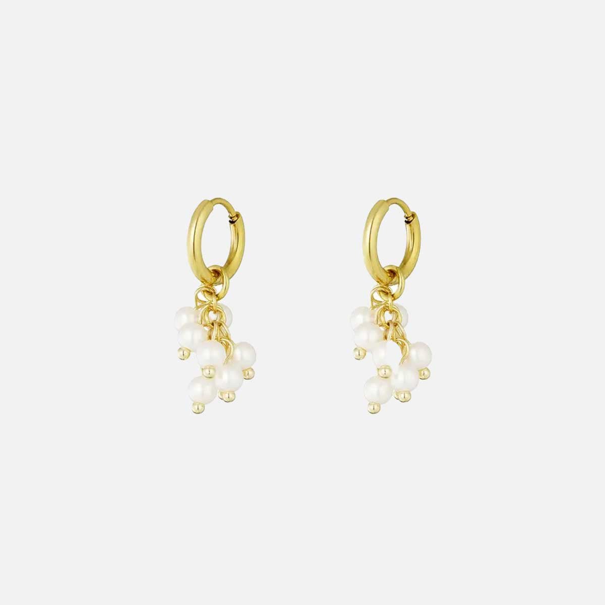 Pearl Cluster Oorbellen - Focal Finesse