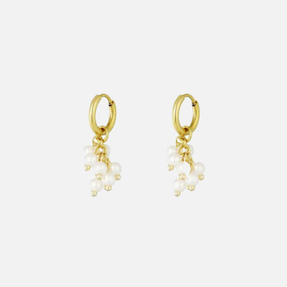 Pearl Cluster Oorbellen - Focal Finesse